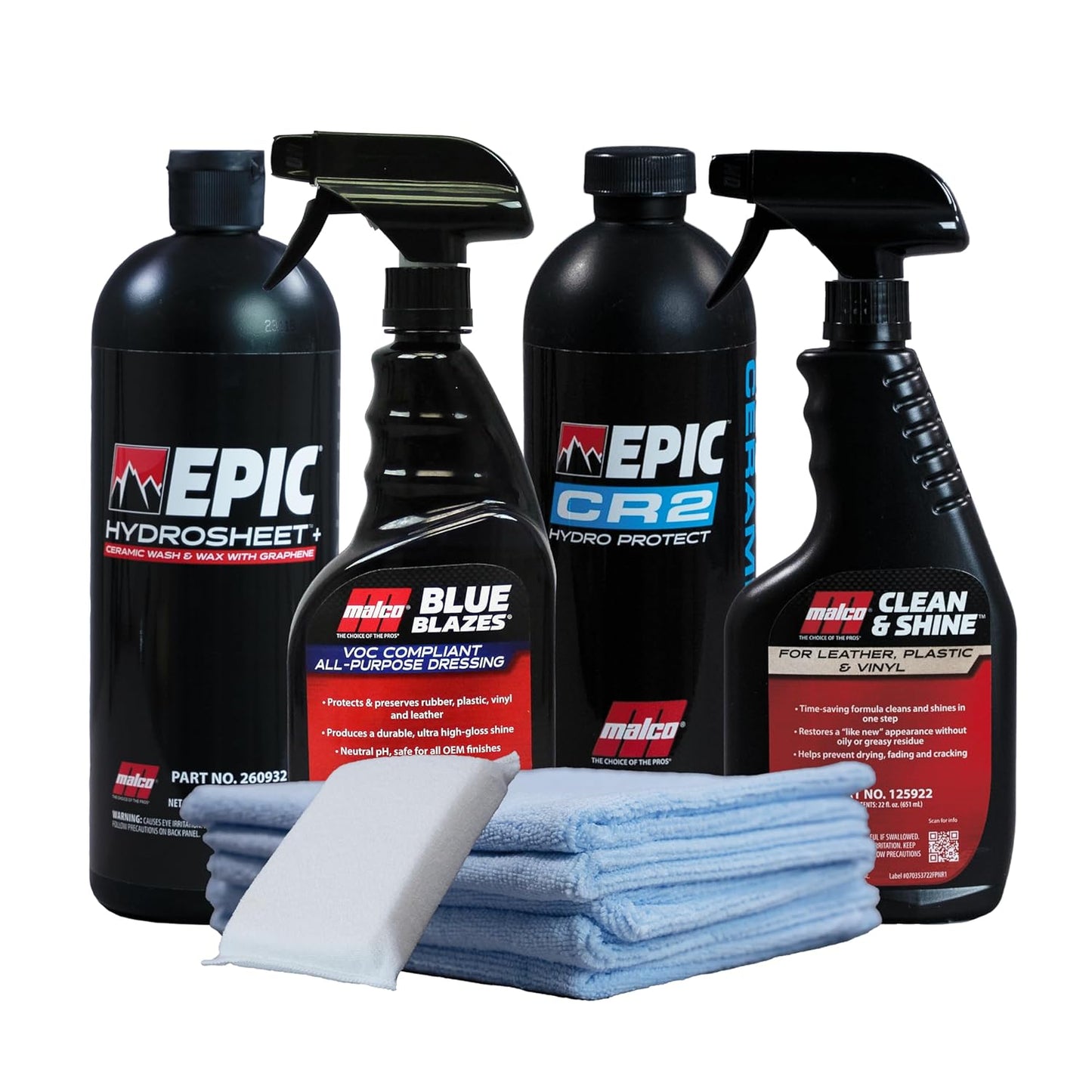Malco Automotive Car Detailing Starter Kits - Basic Cleaners, Washes, Waxes, Dressings and Accessories