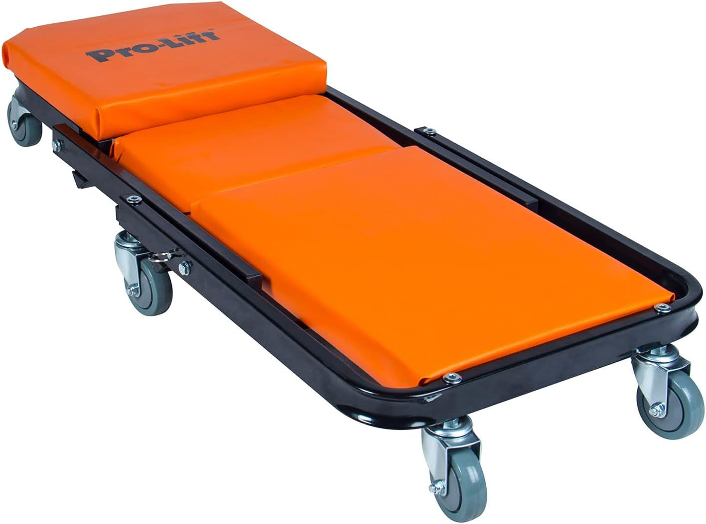 Foldable Z Creeper - 2-In-1 Rolling Folding Car Creeper & Seat - 40" Adjustable Roller Garage Chair Lay down or Sit, 450 LBS Capacity under Car Roller Creeper with 6 Swivel Casters