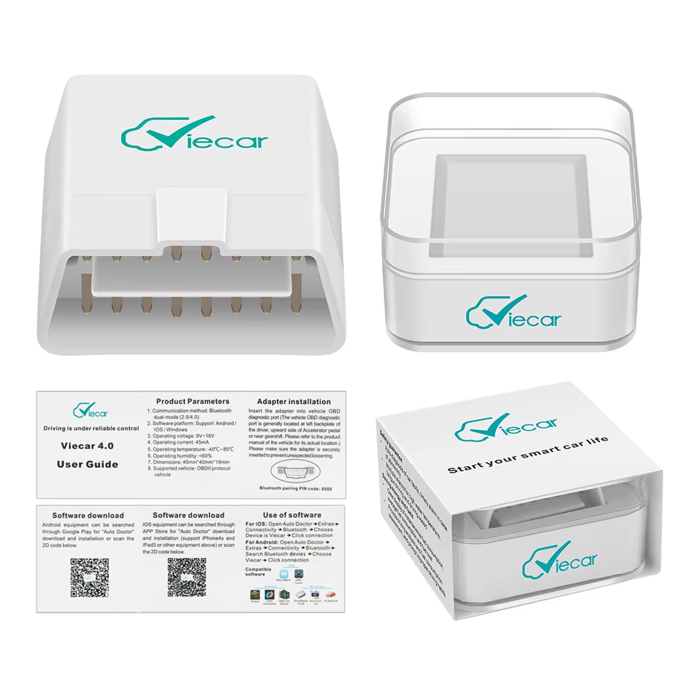 MotorMate Compatible OBD2 Bluetooth iOS Diagnostic Scanner